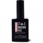 La Rosa 7 in1 Builder Gel in the bottle DARK BEIGE 15 ml