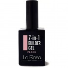 La Rosa 7 in1 Builder Gel in the bottle PEACH 15 ml