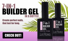 NEW La Rosa 7-in-1 BUILDER GEL in a Bottle