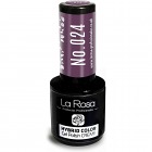 La Rosa Hybrid Gel Polish CREME Eggplant