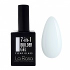 La Rosa żel do paznokci budujący w butelce 7w1 - Clear Glass 15 ml