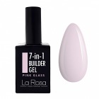 La Rosa żel do paznokci budujący w butelce 7w1 - Pink Glass 15 ml