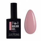 La Rosa żel do paznokci budujący w butelce 7w1 - Coral 15 ml