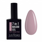 La Rosa 7 in1 Builder Gel in the bottle Soft Rose Pink 15 ml
