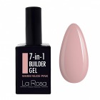La Rosa 7 in1 Builder Gel in the bottle Warm Nude Pink 15 m